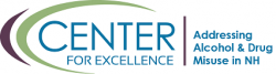 Center for Excellence Logo, Addressing Alcohol & Drug Misuse in NH