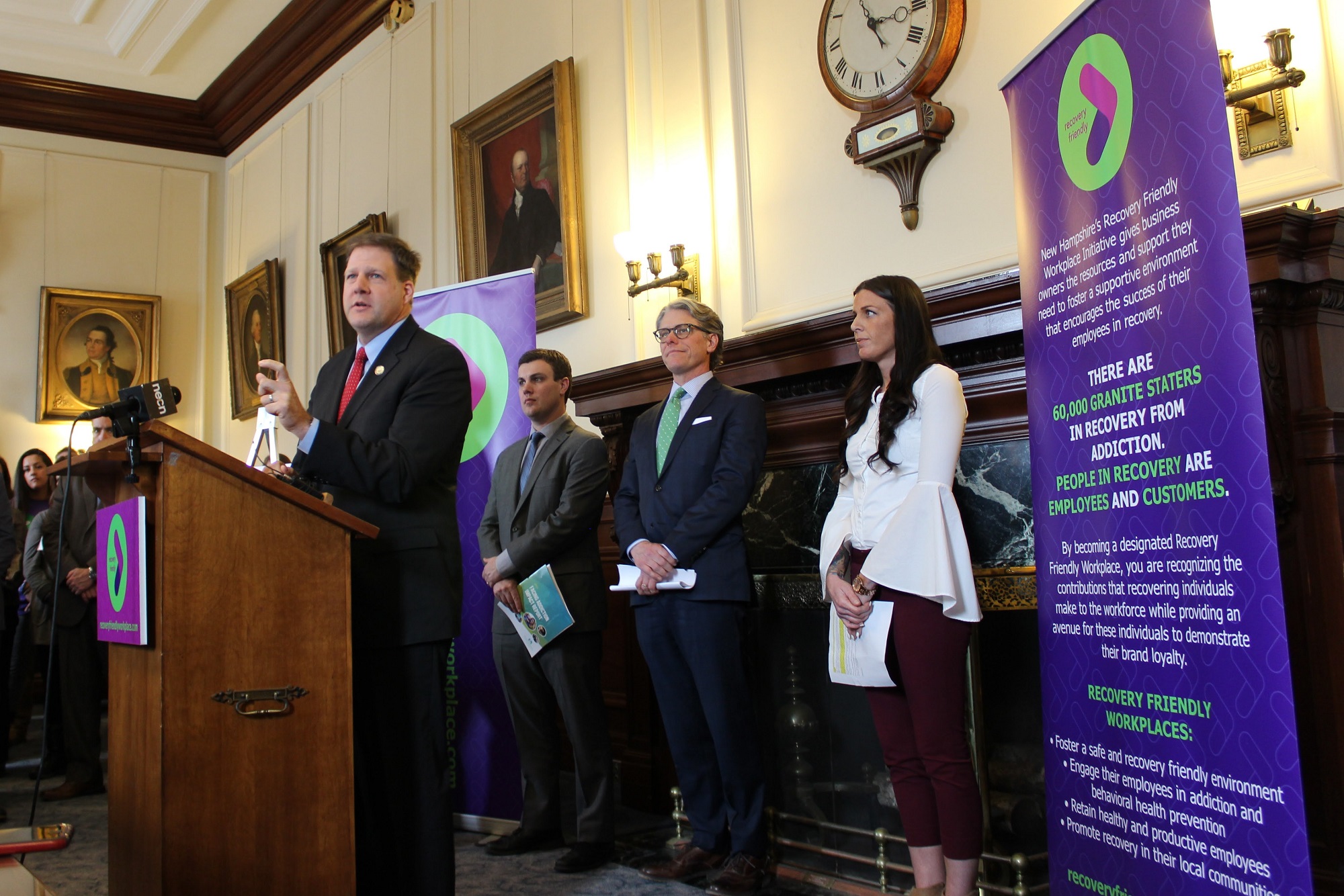 Governor Sununu at Podium