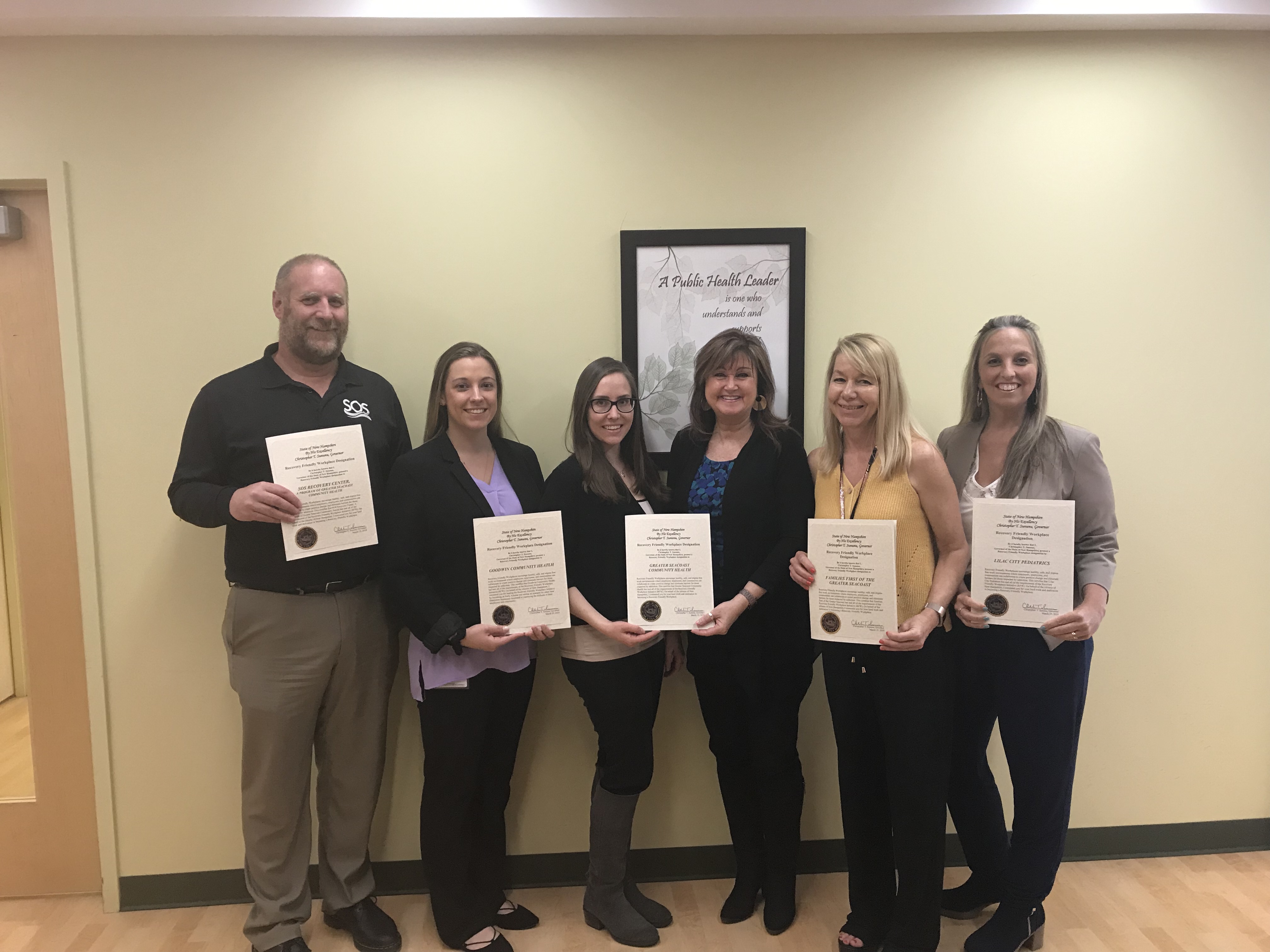 Greater Seacoast Community Health receives RFW designation certificate