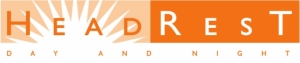 Headrest Orange Logo