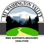 Mt Washington Valley Supports Recovery Coalition, Path with Mtns in the background