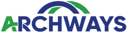green and blue text